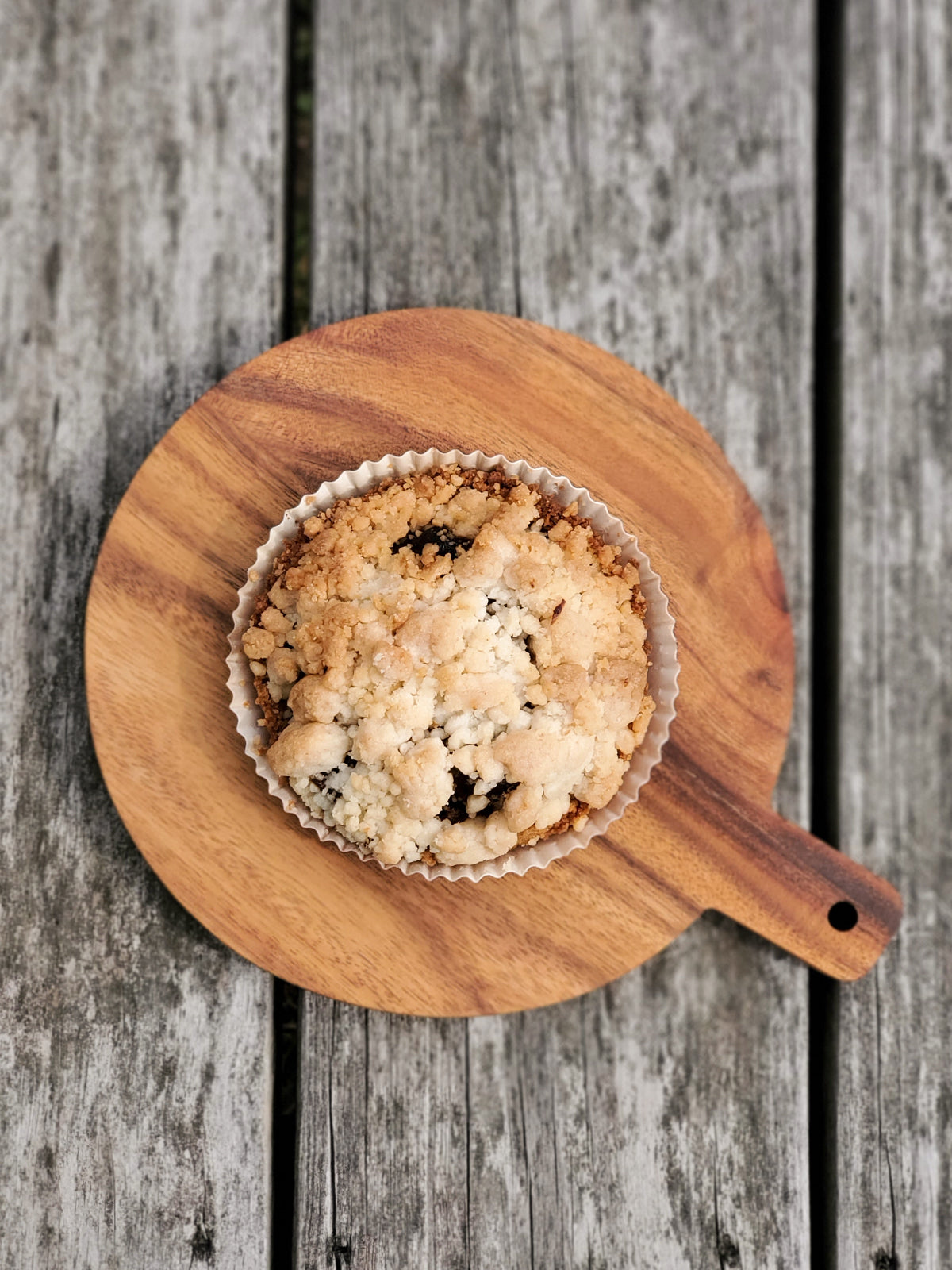 Albizia Serving Board, Round