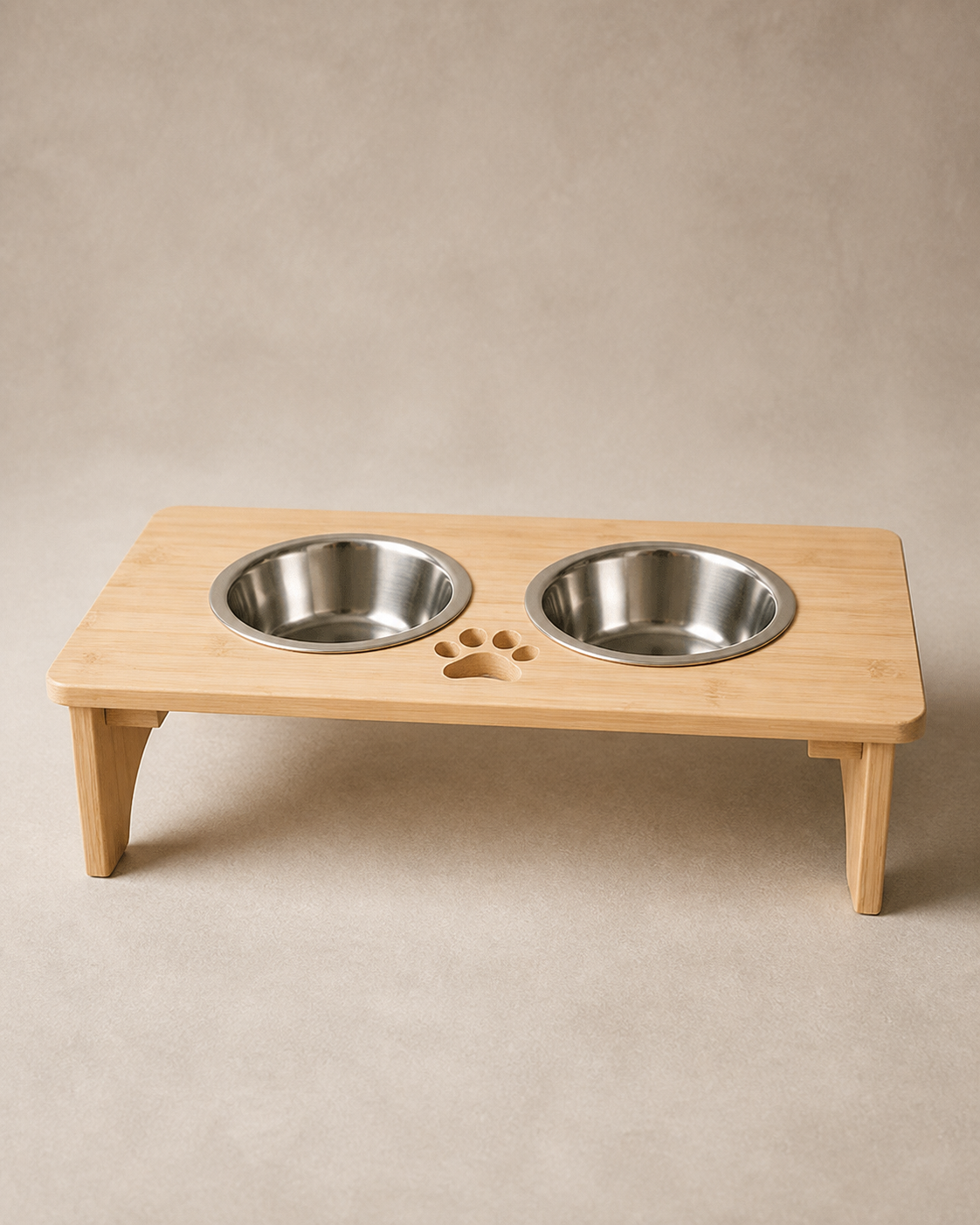 ALCOVE No. 66 elevated dog bowl rack