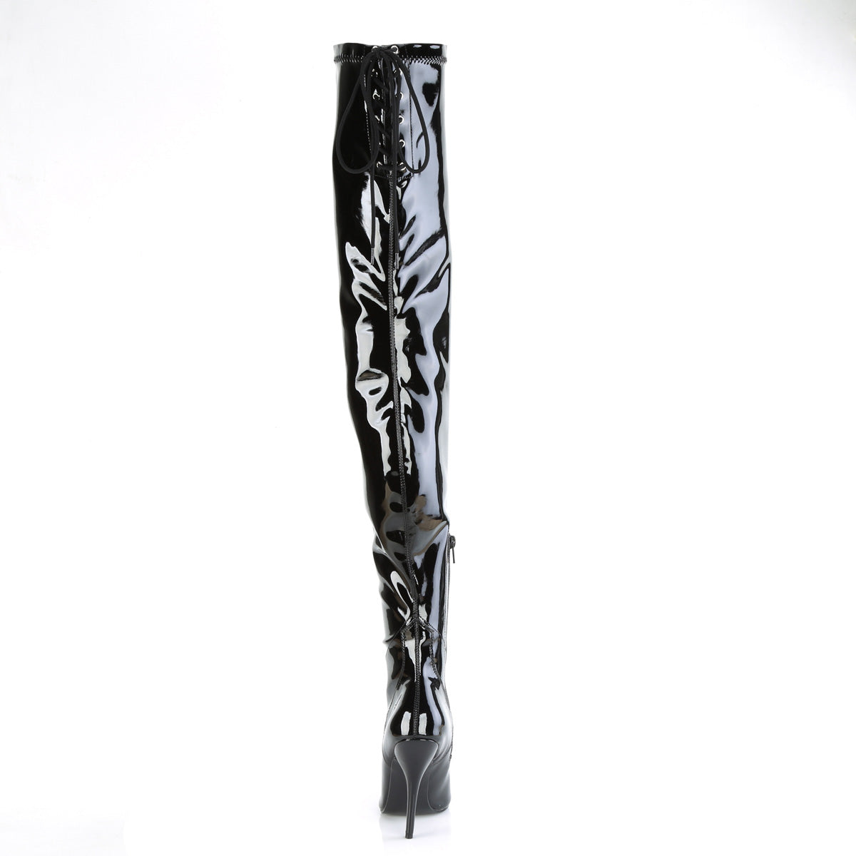 Seduce-4000SLT stretch patent crotch-high boot, further view
