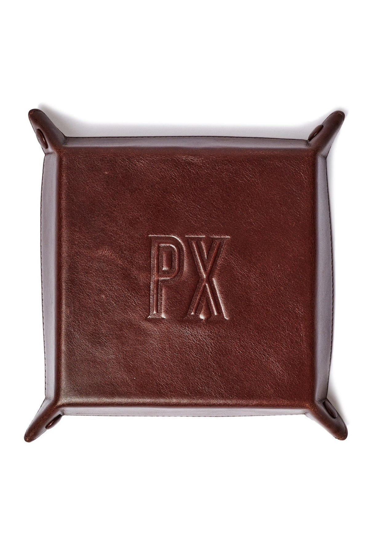 Foldable Leather Valet Tray