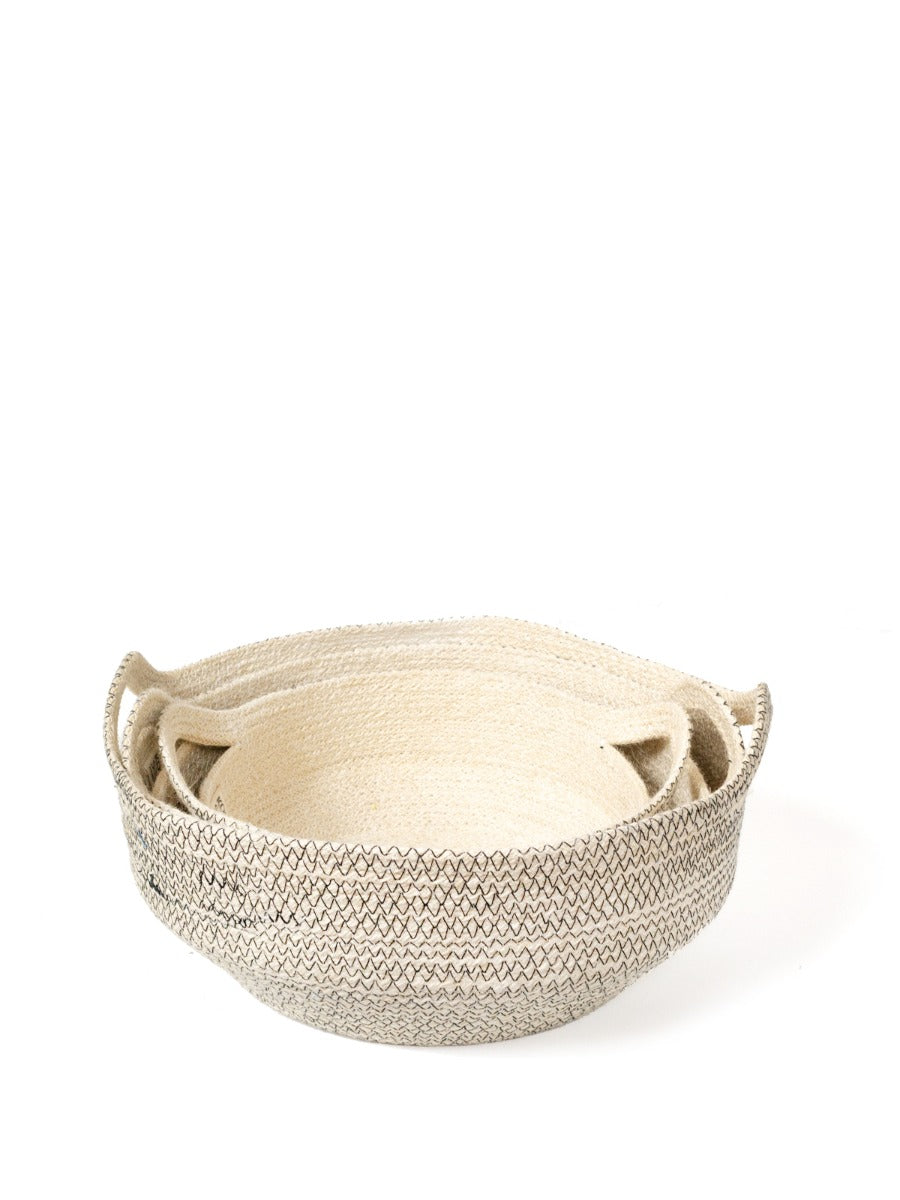 Jute Fruit Bowl, Black