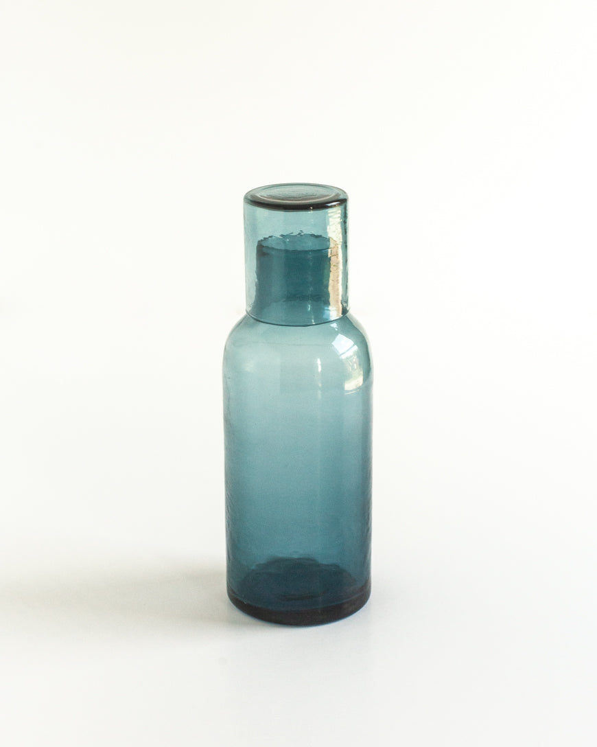 Hammered Glass Carafe