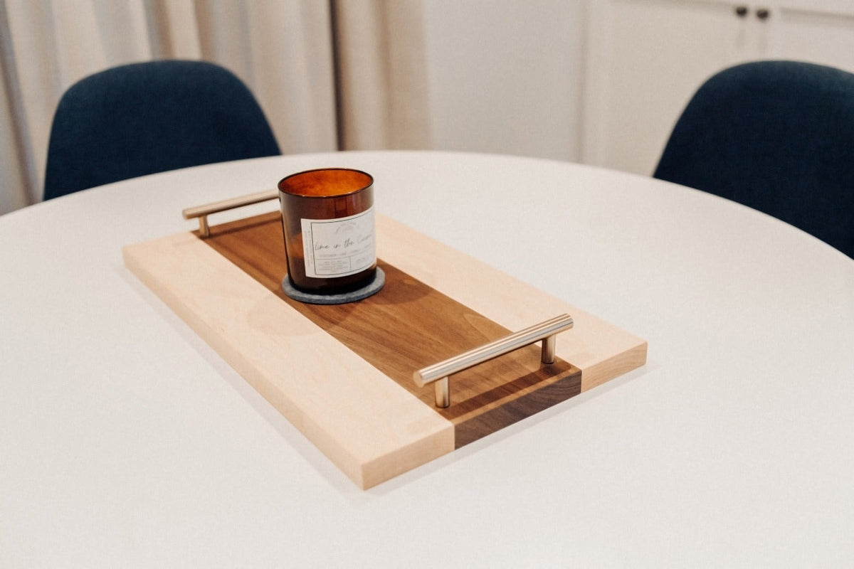 Maple & Walnut Serving Board