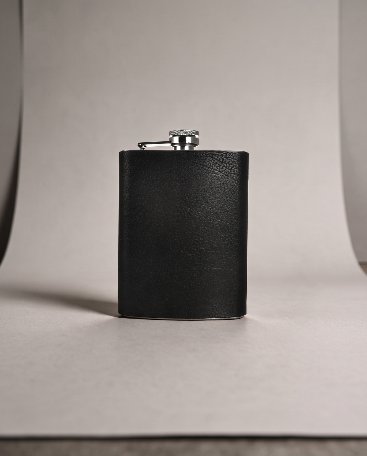 Leather-Wrapped Flask