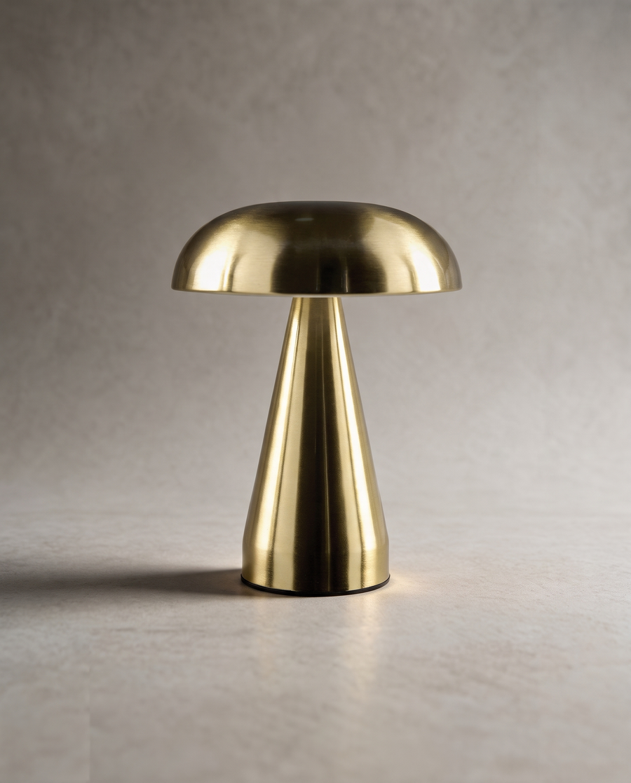Brass-Finish Table Lamp