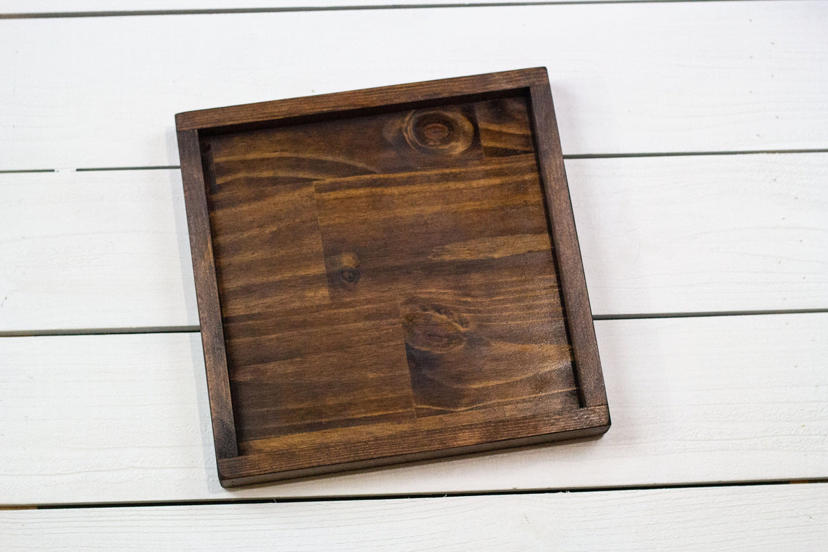 Wooden Ottoman Tray