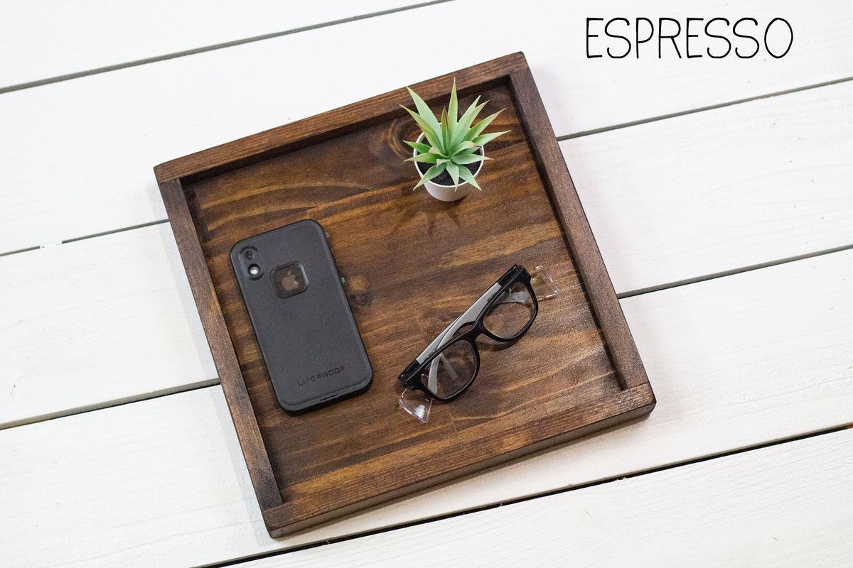 Wooden Ottoman Tray