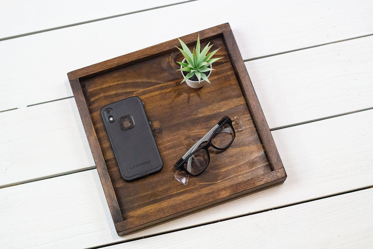 Wooden Ottoman Tray
