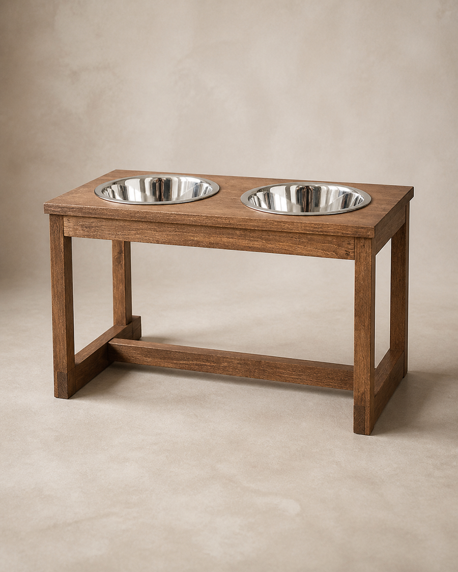 ALCOVE No. 65 tall elevated dog feeder