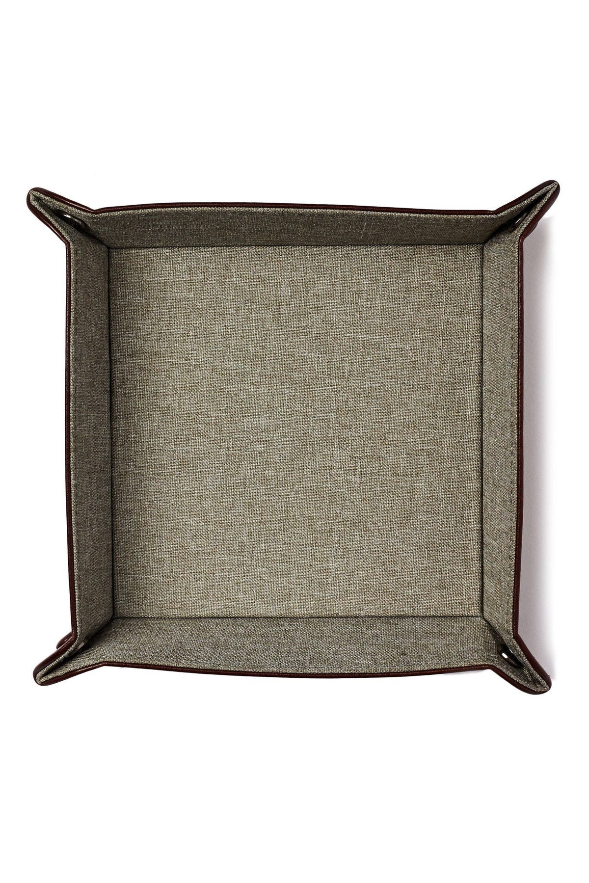 Foldable Leather Valet Tray