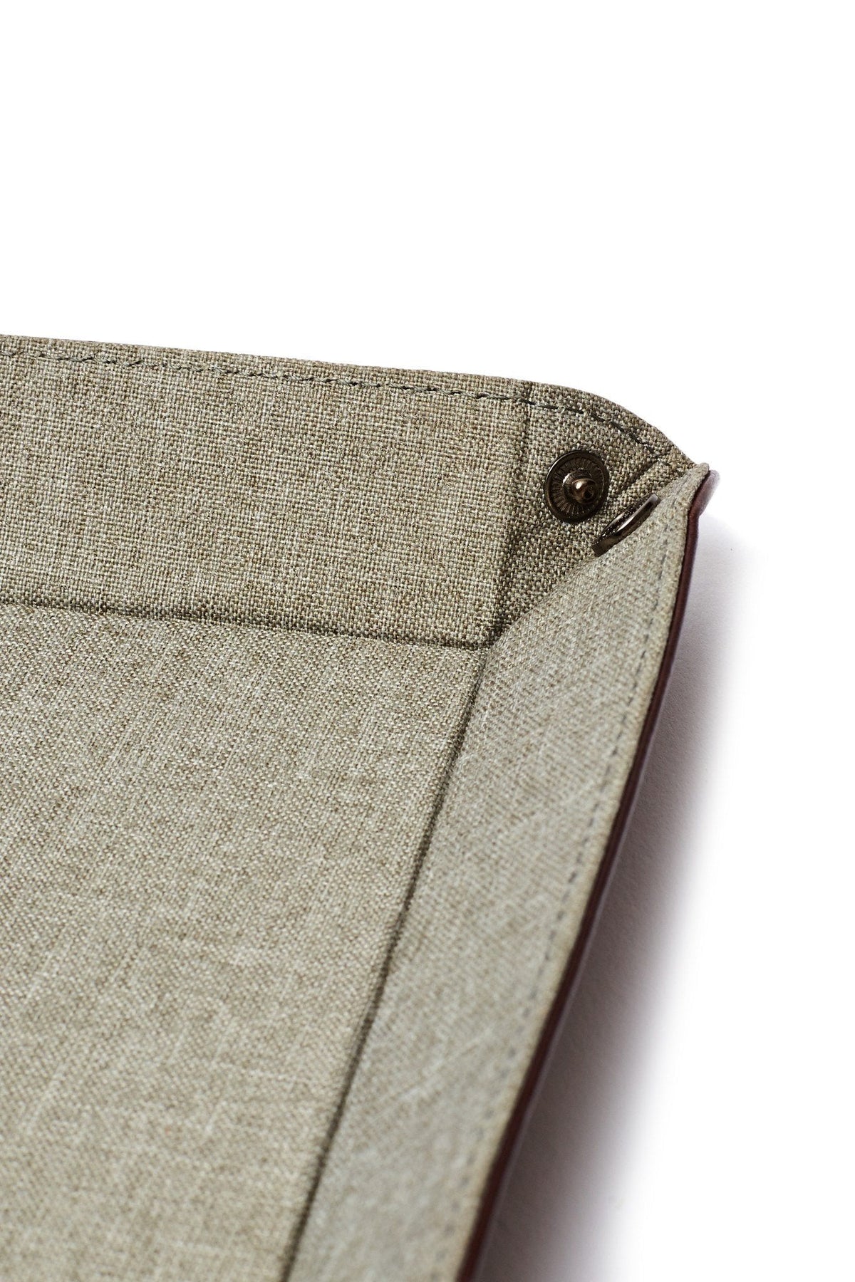 Foldable Leather Valet Tray